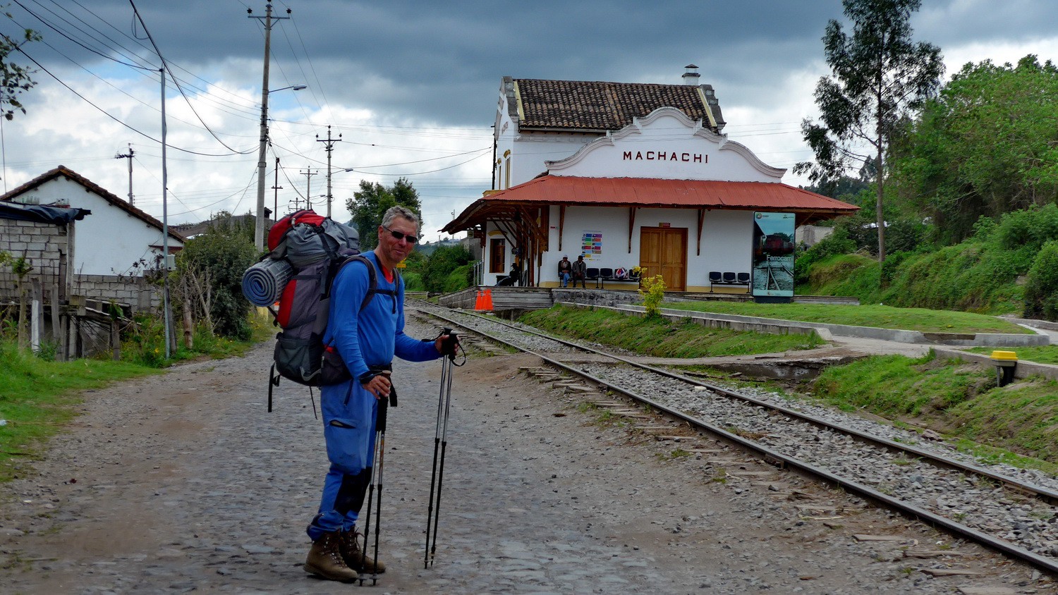 Railway station of Machachi our starting point to Corazon